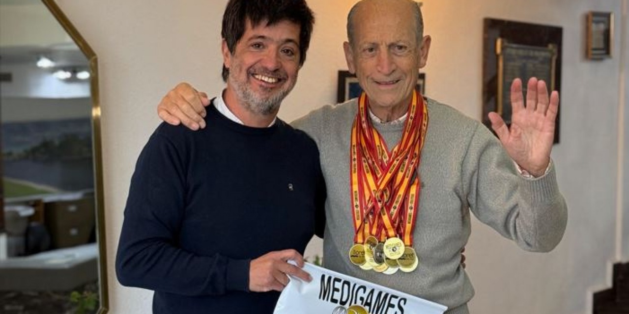 El cardilogo Antonio Marcone, campen mundial de los Medigames